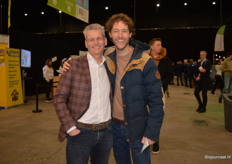 Erik Does (Udea) met Roy Jongens van Frenchtop Natural Care Products.